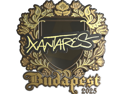 Sticker | XANTARES (Gold) | Budapest 2025