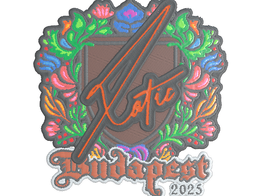 Sticker | XotiC (Embroidered) | Budapest 2025