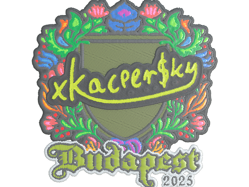 Sticker | xKacpersky (Embroidered) | Budapest 2025
