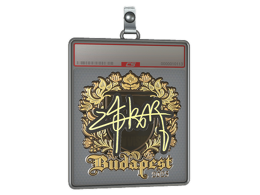 Sticker Slab z4KR Gold Budapest 2025