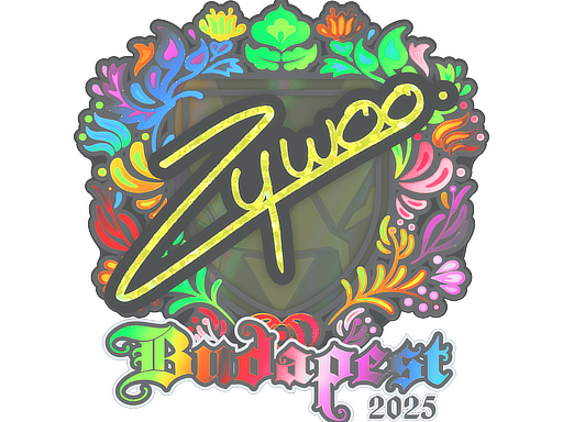 Sticker | ZywOo (Holo) | Budapest 2025