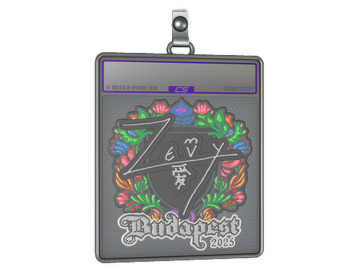 Sticker Slab zevy Embroidered Budapest 2025