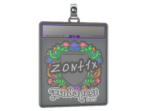 Sticker Slab zont1x Embroidered Budapest 2025