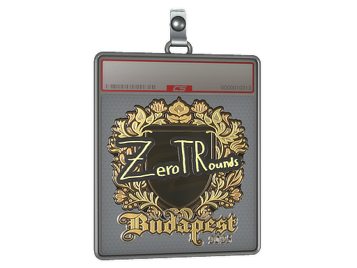 Sticker Slab ztr Gold Budapest 2025