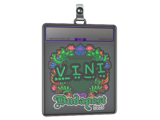 Sticker Slab VINI Embroidered Budapest 2025