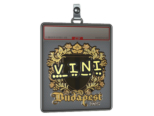 Sticker Slab VINI Gold Budapest 2025