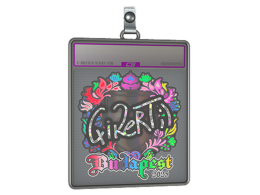 Sticker Slab qikert Holo Budapest 2025