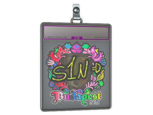 Sticker Slab s1n Holo Budapest 2025