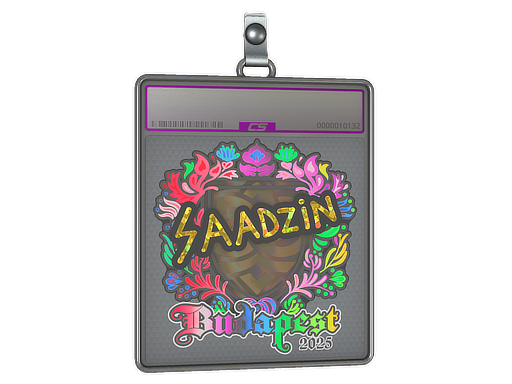 Sticker Slab saadzin Holo Budapest 2025