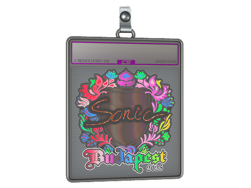 Sticker Slab Sonic Holo Budapest 2025
