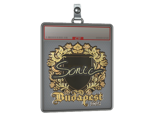 Sticker Slab Sonic Gold Budapest 2025