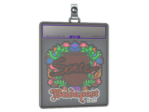 Sticker Slab Sonic Embroidered Budapest 2025