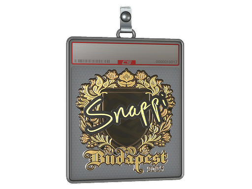 Sticker Slab Snappi Gold Budapest 2025