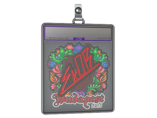 Sticker Slab sk0R Embroidered Budapest 2025