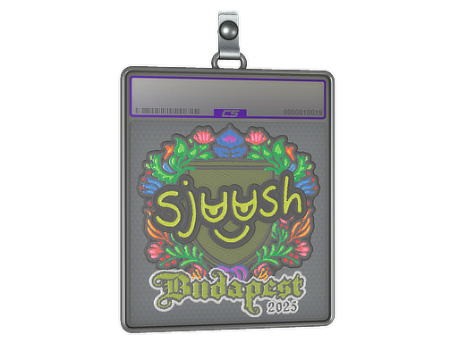 Sticker Slab sjuush Embroidered Budapest 2025