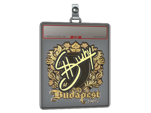 Sticker Slab siuhy Gold Budapest 2025