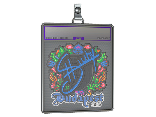 Sticker Slab siuhy Embroidered Budapest 2025