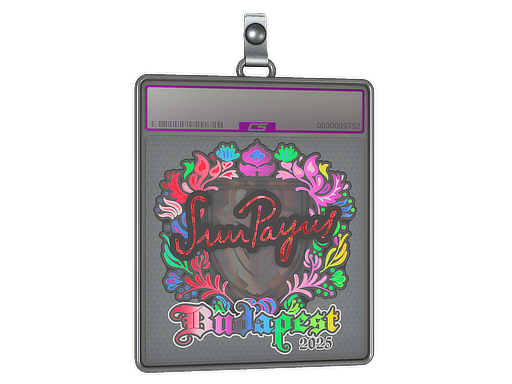 Sticker Slab SunPayus Holo Budapest 2025