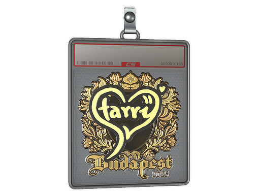 Sticker Slab Starry Gold Budapest 2025