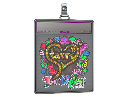 Sticker Slab Starry Holo Budapest 2025