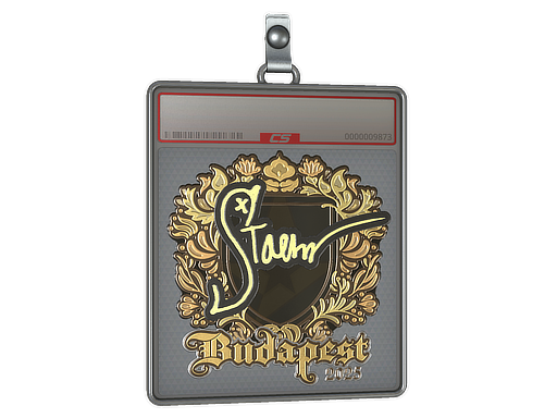 Sticker Slab Staehr Gold Budapest 2025