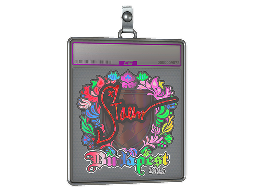 Sticker Slab Staehr Holo Budapest 2025