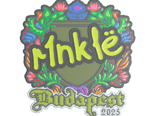 Sticker | r1nkle (Embroidered) | Budapest 2025