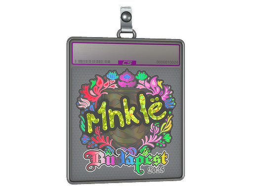 Sticker Slab r1nkle Holo Budapest 2025