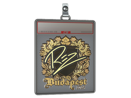 Sticker Slab REZ Gold Budapest 2025
