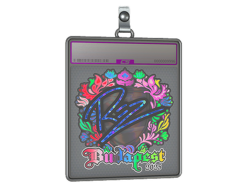 Sticker Slab REZ Holo Budapest 2025