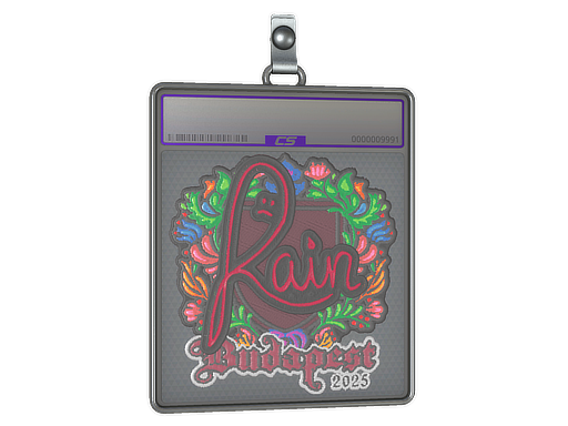 Sticker Slab rain Embroidered Budapest 2025