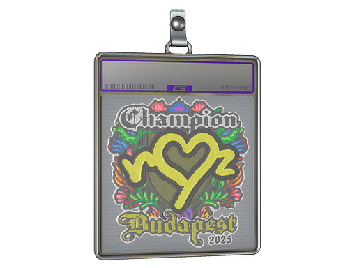 Sticker Slab ropz Embroidered, Champion Budapest 2025