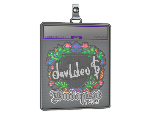 Sticker Slab dav1deuS Embroidered Budapest 2025