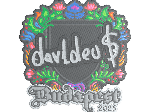 Sticker | dav1deuS (Embroidered) | Budapest 2025