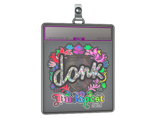 Sticker Slab donk Holo Budapest 2025