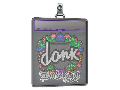 Sticker Slab donk Embroidered Budapest 2025