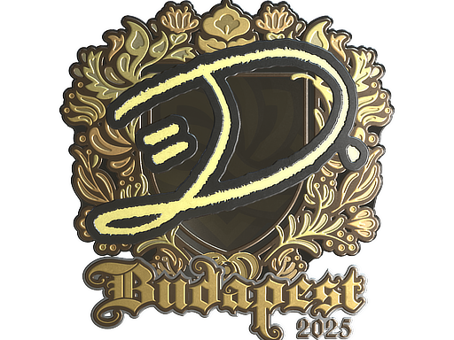 Sticker | dumau (Gold) | Budapest 2025