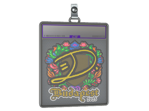 Sticker Slab dumau Embroidered Budapest 2025