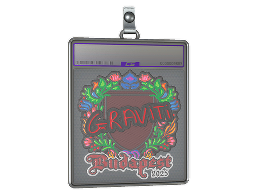 Sticker Slab Graviti Embroidered Budapest 2025