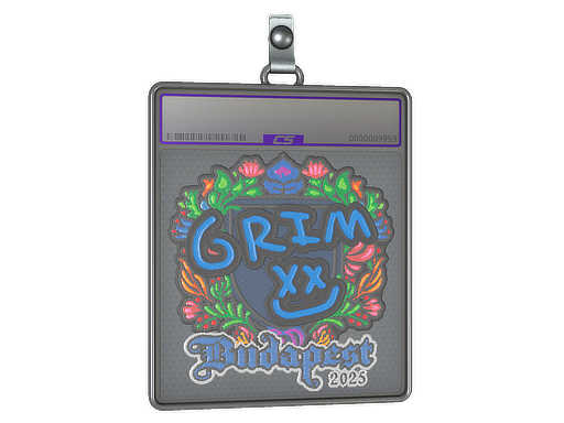 Sticker Slab Grim Embroidered Budapest 2025