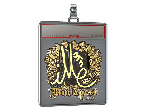Sticker Slab iM Gold Budapest 2025