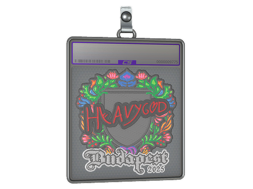 Sticker Slab Heavygod Embroidered Budapest 2025