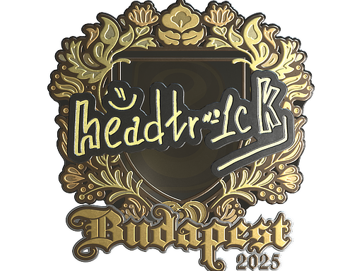 Sticker | headtr1ck (Gold) | Budapest 2025