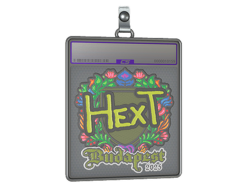 Sticker Slab HexT Embroidered Budapest 2025