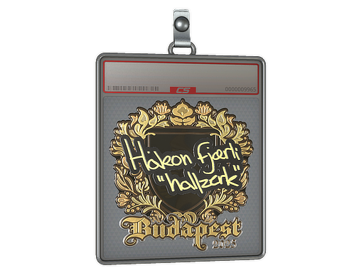 Sticker Slab hallzerk Gold Budapest 2025