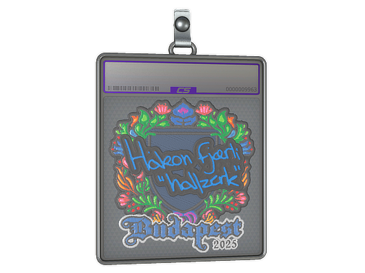 Sticker Slab hallzerk Embroidered Budapest 2025