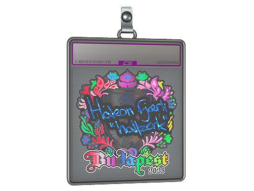 Sticker Slab hallzerk Holo Budapest 2025