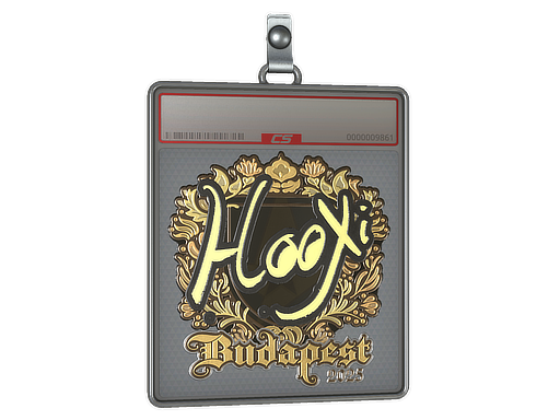 Sticker Slab HooXi Gold Budapest 2025