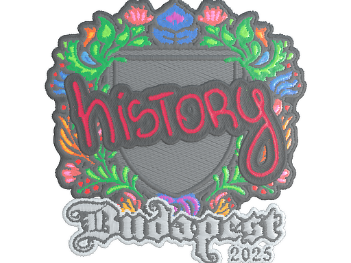 Sticker | History (Embroidered) | Budapest 2025
