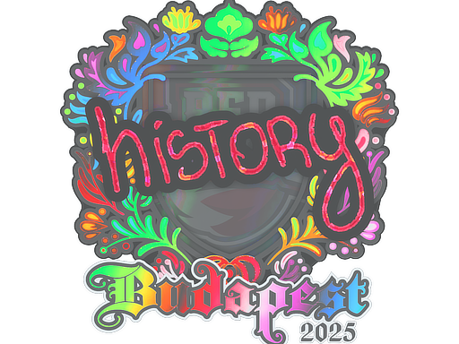 Sticker | History (Holo) | Budapest 2025